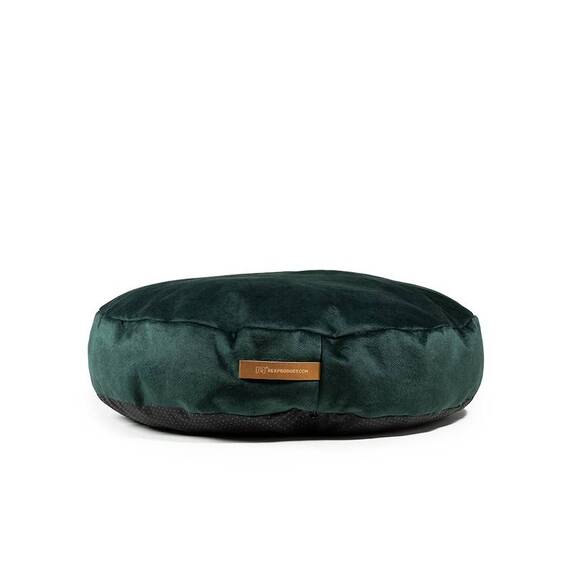 Hundekissen Samt • dunkelgrün • aus Recycling-Materialien