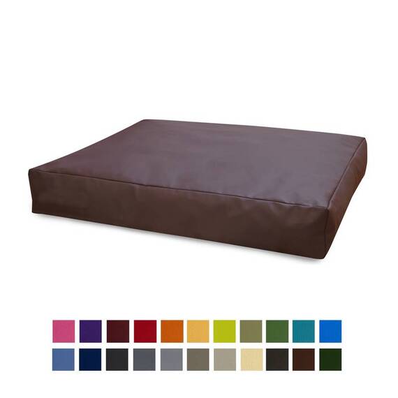 Orthopädisches Kunstleder Hundekissen CLOUD Gelschaum