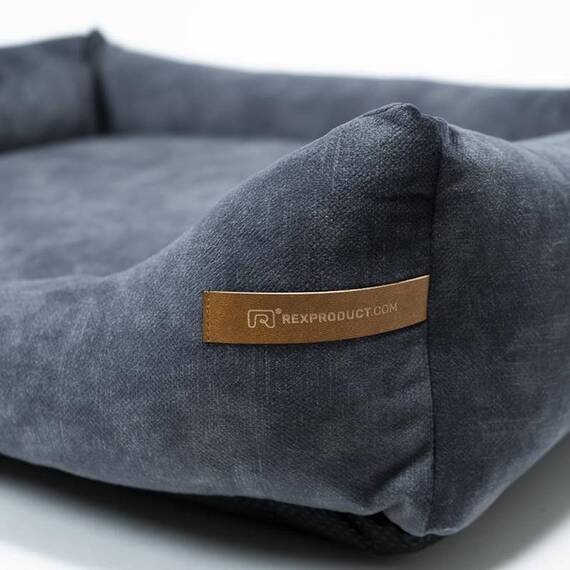 Hundebett, orthopädisch • Memory Foam • 'Otto' graphit