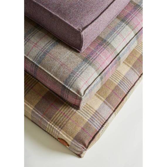 Hundekissen Tweed "Blackberry" • reine Wolle