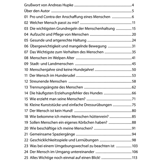 Artgerechte Menschenhaltung