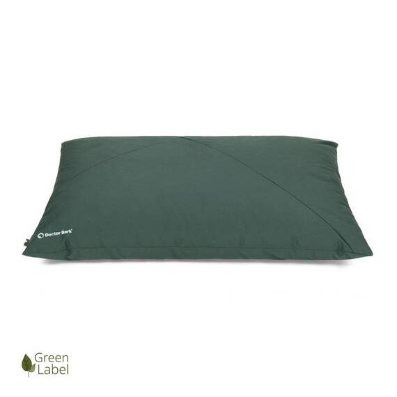 Fluffiges Hundekissen dunkelgrün • waschbar bei 60 Grad • Doctor Bark
