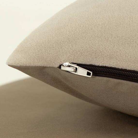 Hundekissen-Bezug Fleece beige • waschbar bei 60 Grad