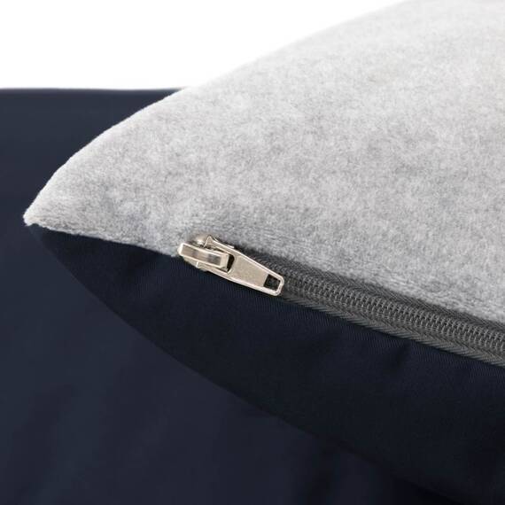 Hundekissen-Bezug Fleece dunkelblau • waschbar bei 60 Grad