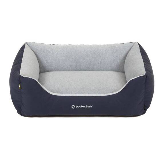Hundebett dunkelblau • waschbar bei 60 Grad • Doctor Bark Green Label