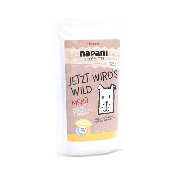 Hundefutter Menü "Jetzt wird's wild" von napani