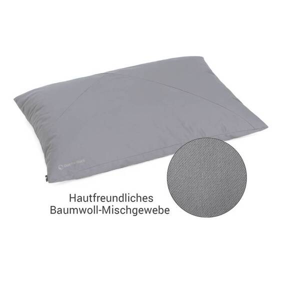 Fluffiges Hundekissen hellgrau • waschbar bei 60 Grad • Doctor Bark