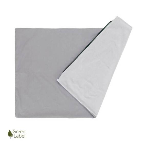 Hundekissen-Bezug Fleece hellgrau • waschbar bei 60 Grad