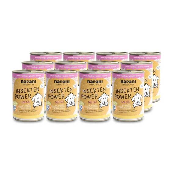 Nassfutter für Hunde 'Insektenpower' • napani Sparpaket