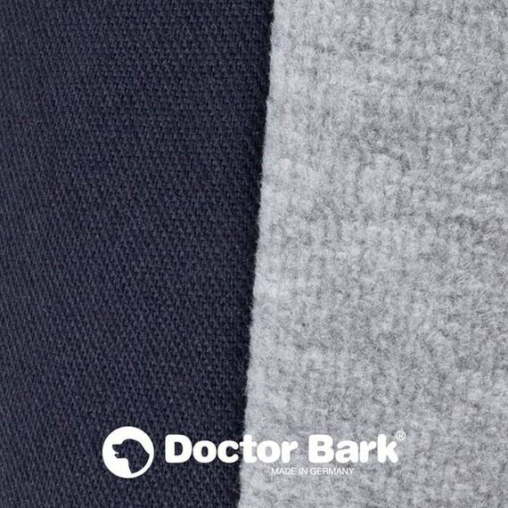 Hundebett dunkelblau • waschbar bei 60 Grad • Doctor Bark Green Label