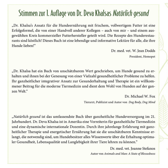 Natürlich gesund – Hunde ganzheitlich ernähren und behandeln