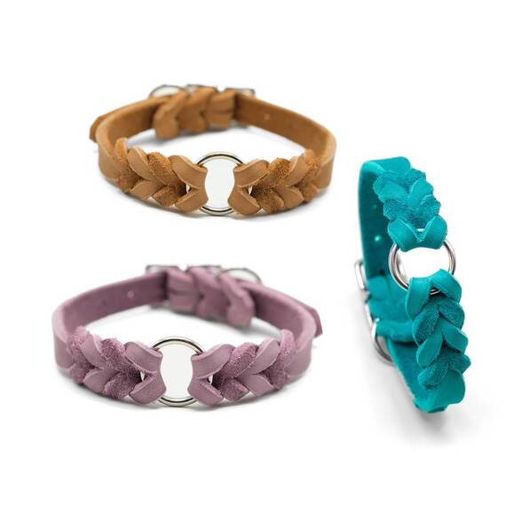 Halsband PALMA aus Fettleder, konfigurierbar