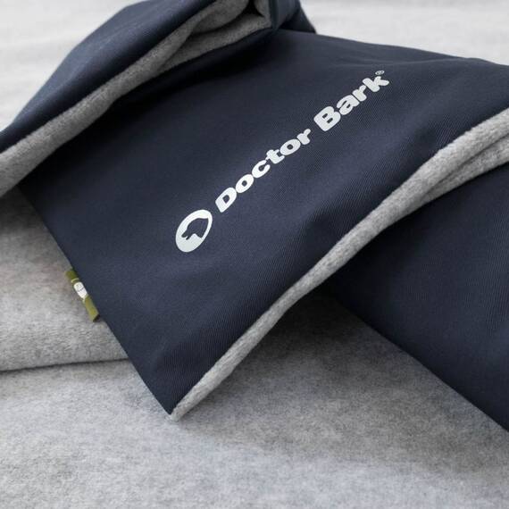 Hundekissen-Bezug Fleece dunkelblau • waschbar bei 60 Grad