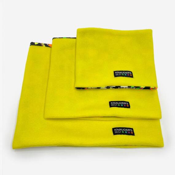 Wende-Loop für Hunde • Polarfleece • Graffiti schwarz