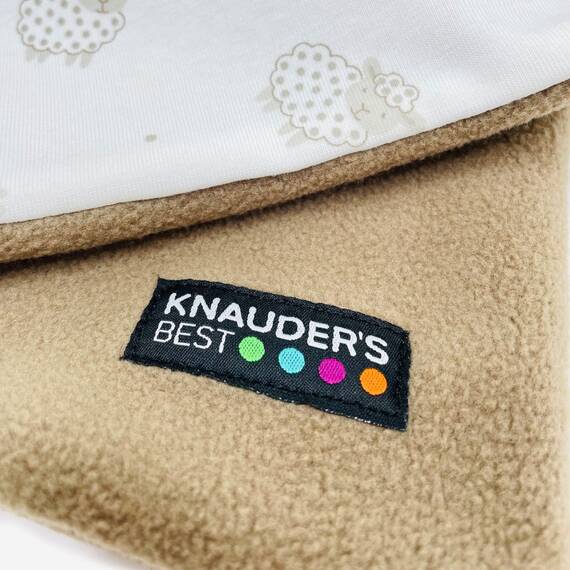 Wende-Loop für Hunde • Polarfleece • Lucky Sheep weiss