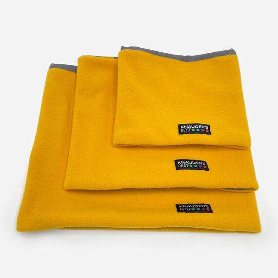 Wende-Loop für Hunde • Polarfleece • Pfoten safran