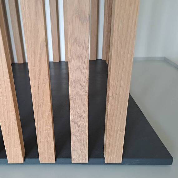 Couchtisch-Hundehöhle • Eiche Massivholz