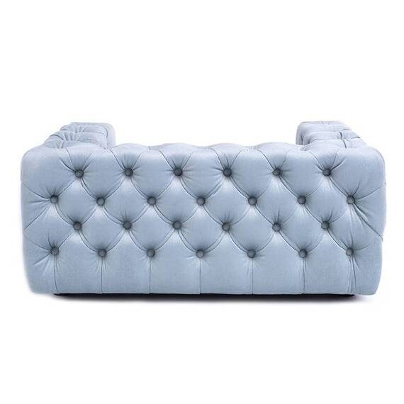Luxus Hundesofa für kleine Hunde • GLAMOUR blue