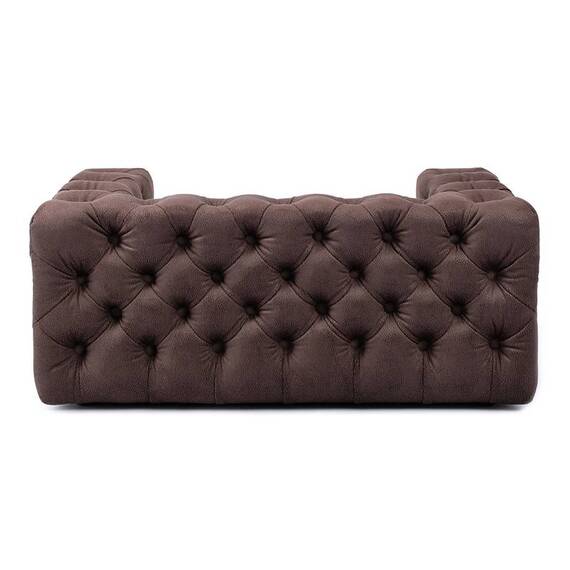 Luxus Hundesofa für kleine Hunde • GLAMOUR brown