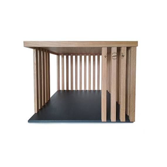 Couchtisch-Hundehöhle • Eiche Massivholz