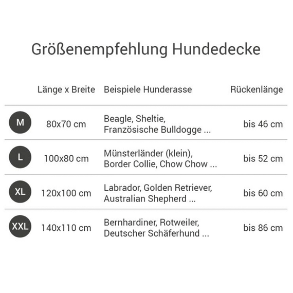 Gesteppte Wendedecke für Hunde • waschbar bei 95 Grad • hellgrau