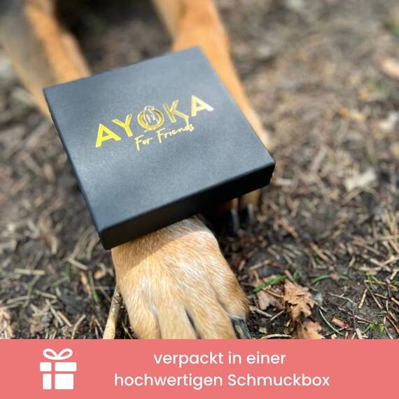 Schlüsselanhänger mit Hundeportrait nach Fotovorlage • roségold