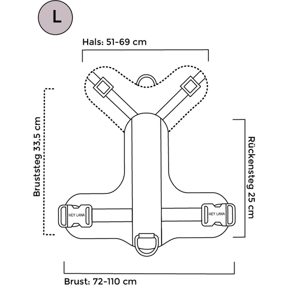 Premium-Hundegeschirr gepolstert mit Haltegriff • mint | orange