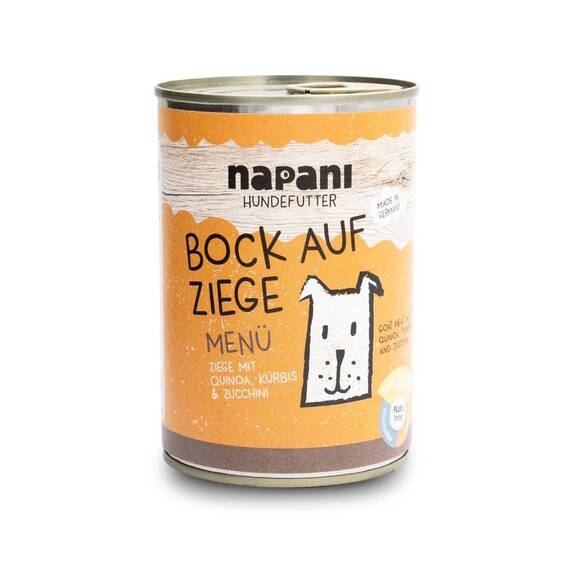 Hundefutter Ziege • napani Menü 'Bock auf Ziege'