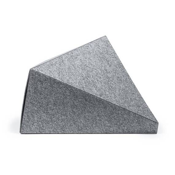 Hundehöhle Filz hellgrau • PETpocket • Einlegekissen nach Wahl