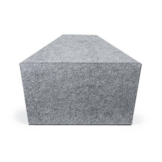 Hundehöhle Filz hellgrau • PETpocket • Einlegekissen nach Wahl