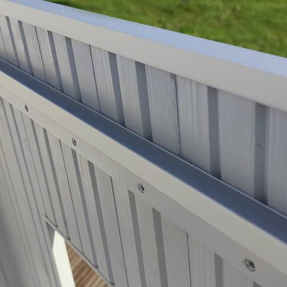 Große Hundehütte, konfigurierbar • Modell 'Bauwagen'