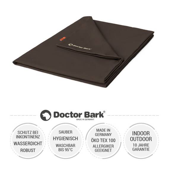 Wasserfester Bezug • Doctor Bark® Country Kissen • braun