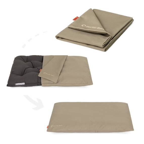 Wasserfester Bezug • Doctor Bark® Country Kissen • beige