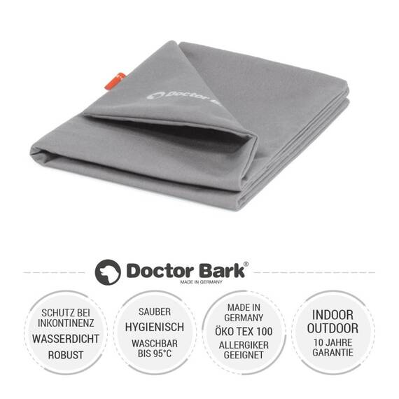 Wasserfester Bezug • Doctor Bark® Country Kissen • hellgrau