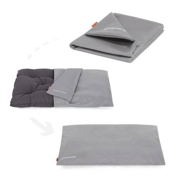 Wasserfester Bezug • Doctor Bark® Country Kissen • hellgrau