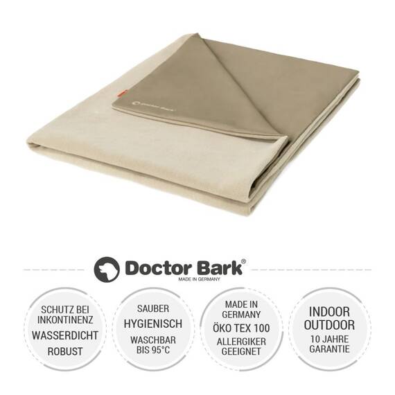 Wasserfester Bezug • Doctor Bark® Country Kissen • beige