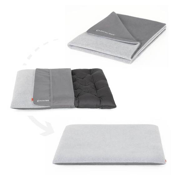 Wasserfester Bezug • Doctor Bark® Country Kissen • hellgrau