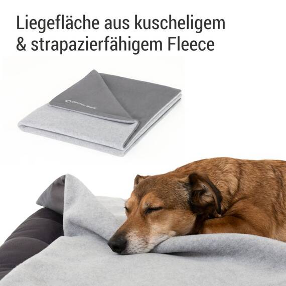Wasserfester Bezug • Doctor Bark® Country Kissen • hellgrau