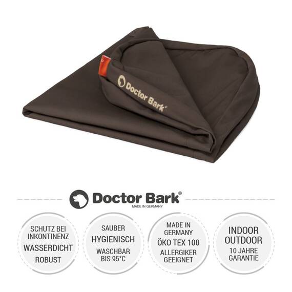 Wasserfester Bezug • Doctor Bark® Loungekissen • braun