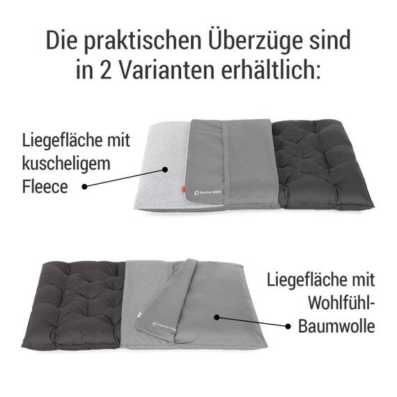 Wasserfester Bezug • Doctor Bark® Country Kissen • hellgrau