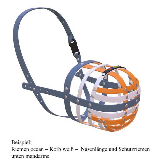 Maulkorb Maßanfertigung aus BioThane®