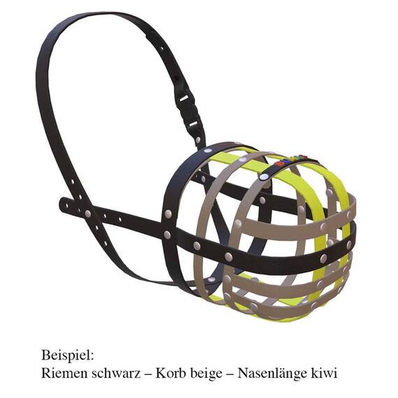 Maulkorb Maßanfertigung aus BioThane®