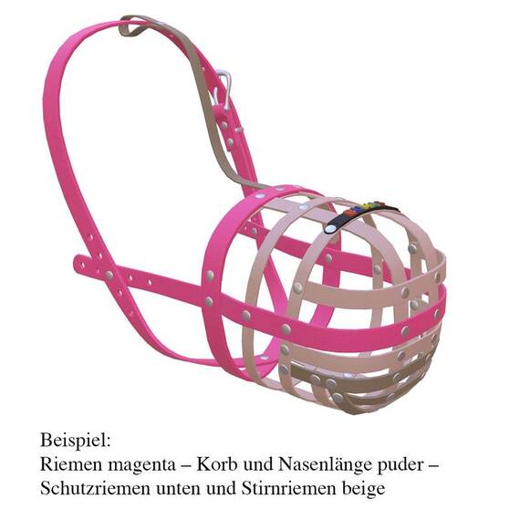 Maulkorb Maßanfertigung aus BioThane®
