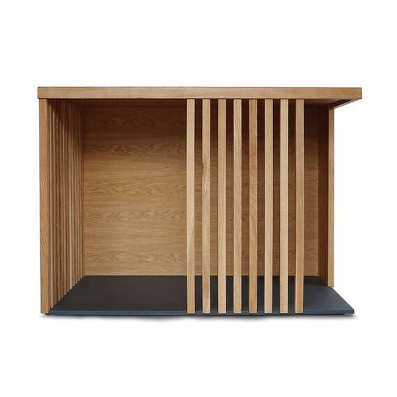 Sideboard-Hundebox • Eiche Massivholz