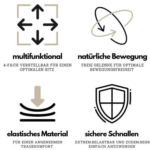 Leichtes Y-Geschirr, gepolstert mit Haltegriff • dunkelgrün