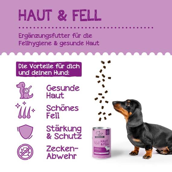 Funktions-Leckerli für Hunde • IMMERGSUND Haut & Fell