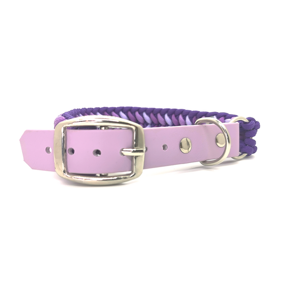 Paracord-Halsband • Violett