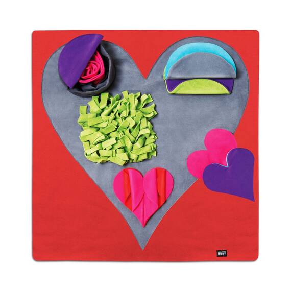 Hundespielzeug für Nasenarbeit • SNIFFPAD HEART