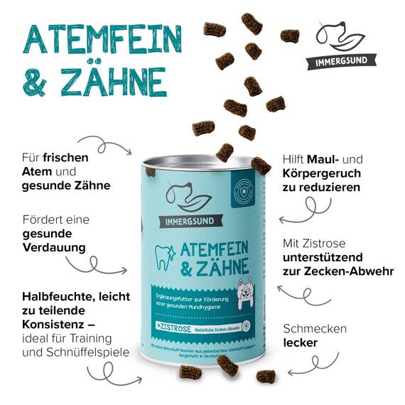 Funktions-Leckerli gegen Mundgeruch • IMMERGSUND Atemfein & Zähne