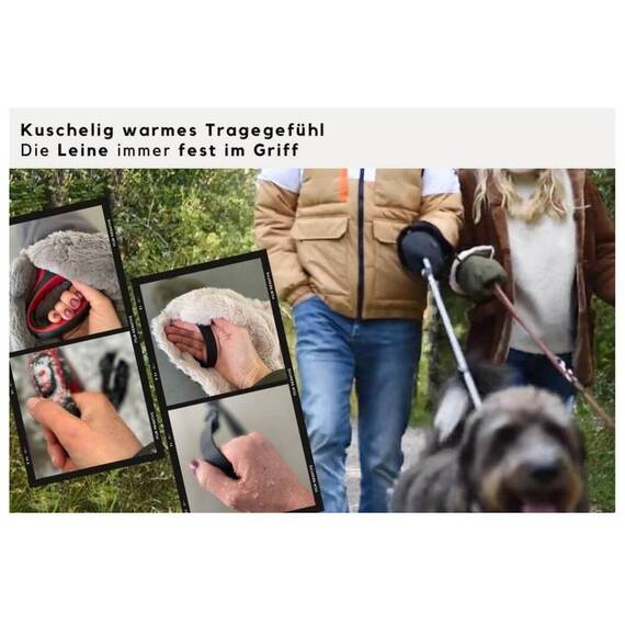 MYCOZY Handmuff für die Hundeleine • schwarz